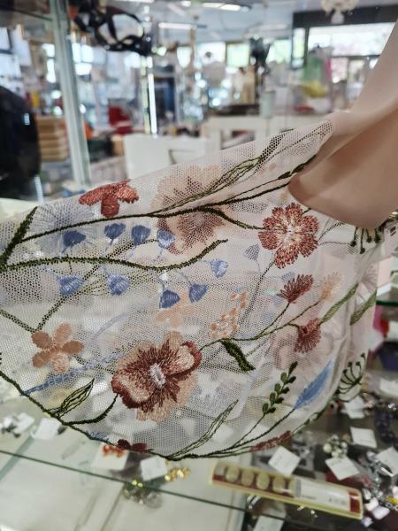 MAGLIA ATMOSPHERE ROSA POLSI RICAMATI TG44