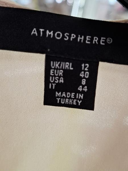 MAGLIA ATMOSPHERE ROSA POLSI RICAMATI TG44