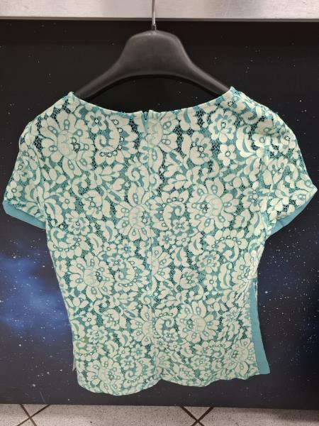 MAGLIA GUESS MARCIANO RICAMI COLOR TIFFANY TG S