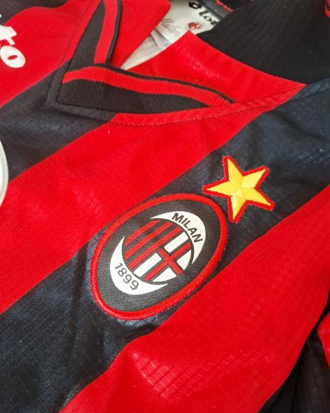 MAGLIA MILAN UFFICIALE BOBAN AUTOGRAFATA