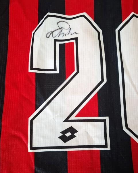 MAGLIA MILAN UFFICIALE BOBAN AUTOGRAFATA