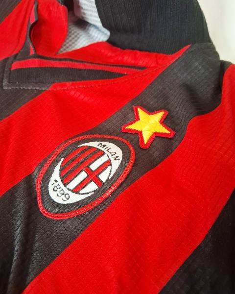 MAGLIA MILAN UFFICIALE KLUIVERT AUTOGRAFATA