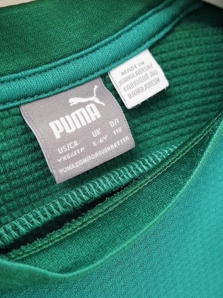 MAGLIA PUMA VERDE TG 6/8 ANNI