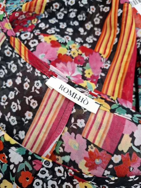 MAGLIA ROMI-HO' FANTASIA VELATA FIORI TG S