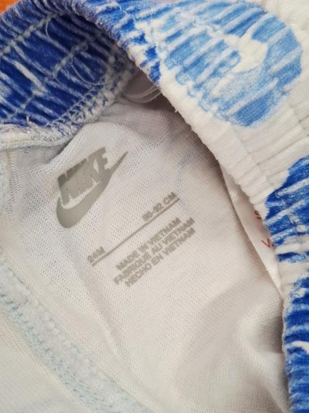 MAGLIA+PANTALONCINO NIKE BIANCO AZZURRO TG 24 MESI