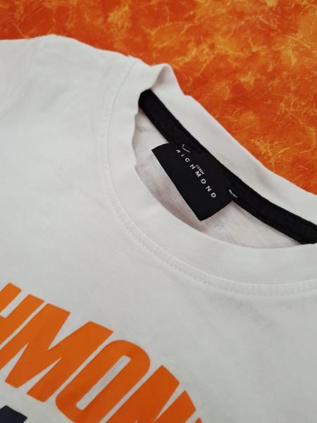 MAGLIA+PANTALONCINO RICHMOND BIANCO NERO ARANCIONE TG 2 ANNI