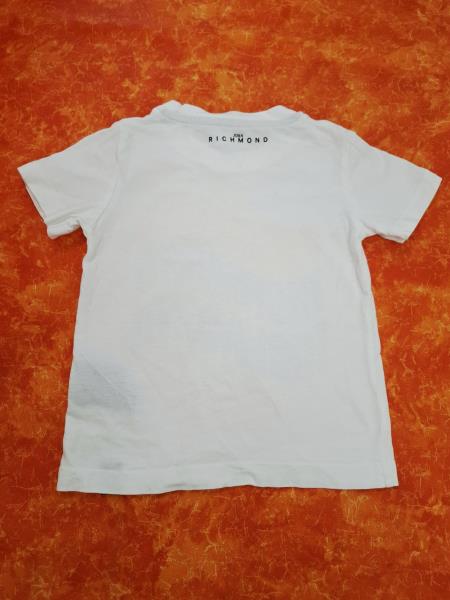 MAGLIA+PANTALONCINO RICHMOND BIANCO NERO ARANCIONE TG 2 ANNI