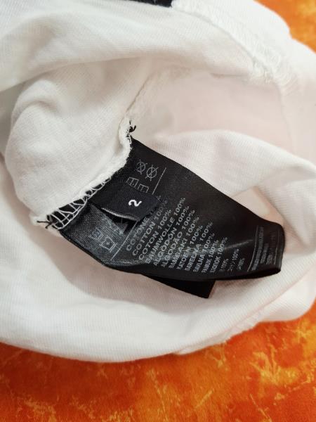 MAGLIA+PANTALONCINO RICHMOND BIANCO NERO ARANCIONE TG 2 ANNI