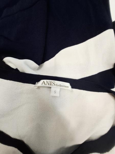 MAGLIONCINO ANIS COLLECTION MANICA BALZE BLU BIANCA TG S