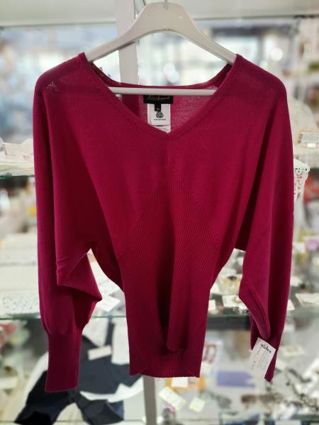 MAGLIONCINO LUISA SPAGNOLI FUCSIA TG M