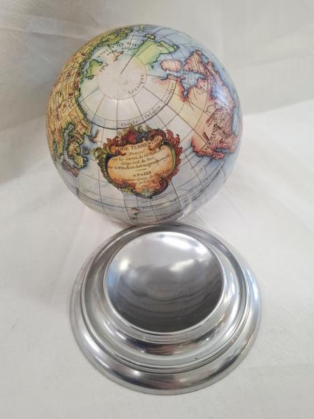 MAPPAMONDO BASE APPOGGIO METALLO 10 CM