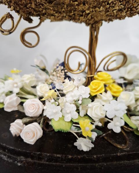 MARIA BAMBINA CON CUPOLA VETRO