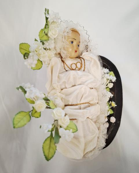 MARIA BAMBINA CON CUPOLA VETRO