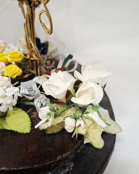 MARIA BAMBINA CON CUPOLA VETRO