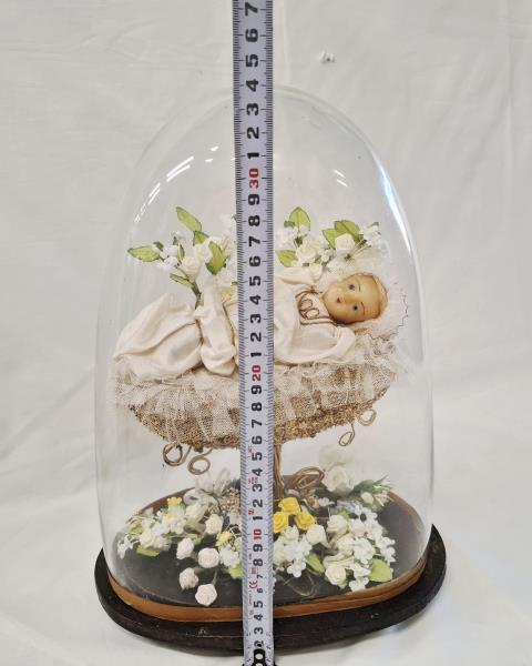 MARIA BAMBINA CON CUPOLA VETRO