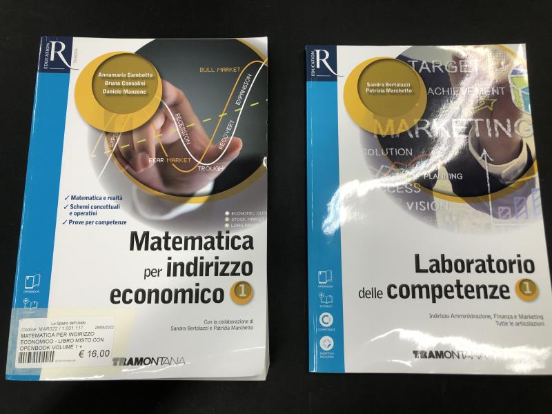 MATEMATICA PER INDIRIZZO ECONOMICO - LIBRO MISTO CON OPENBOOK VOLUME 1 + QUADERNO AFM + EXTRAKIT +