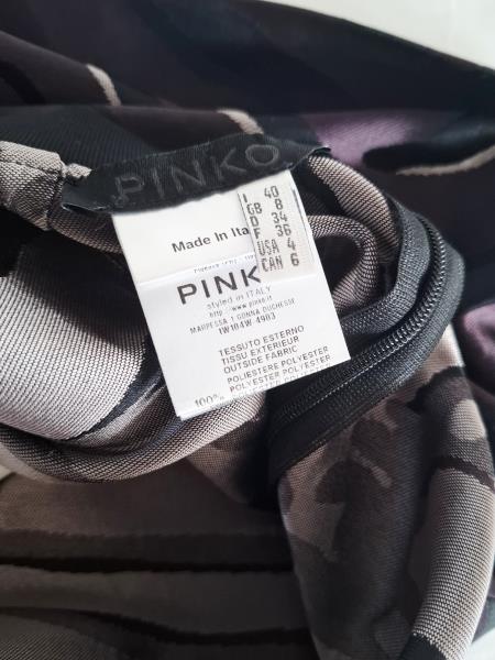 MINIGONNA PINKO VIOLA FANTASIA NERA TG 40