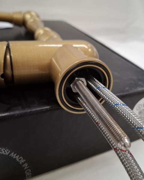 MISCELATORE LAVELLO CUCINA COLOR BRONZO NUOVO