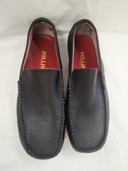 MOCASSINO POLLINI PELLE NERO N 40