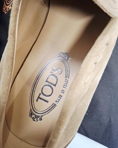 MOCASSINO TOD'S BEIGE PELLE SCAMOSCIATO N.7,5 (calza 41)