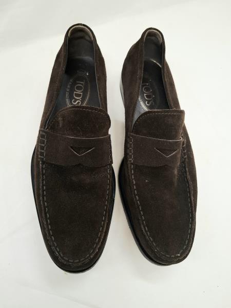 MOCASSINO TOD'S MARRONE PELLE SCAMOSCIATO N.7,5 (calza 41)