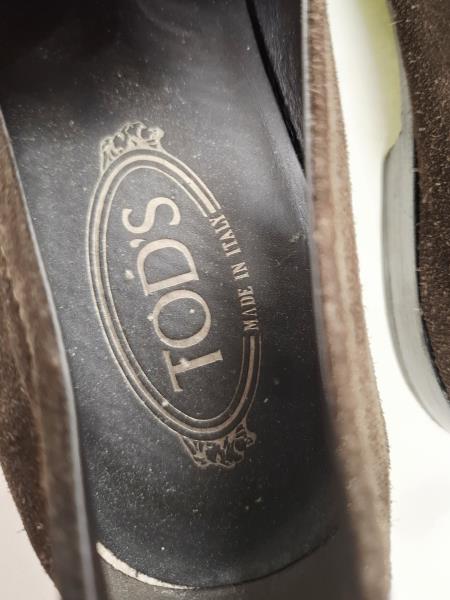 MOCASSINO TOD'S MARRONE PELLE SCAMOSCIATO N.7,5 (calza 41)