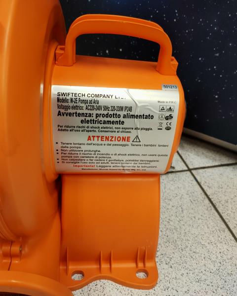 MOTORE SOFFIATORE PER GONFIABILI W-2E