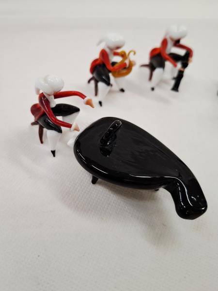 MUSICISTI ORCHESTRA VETRO MURANO