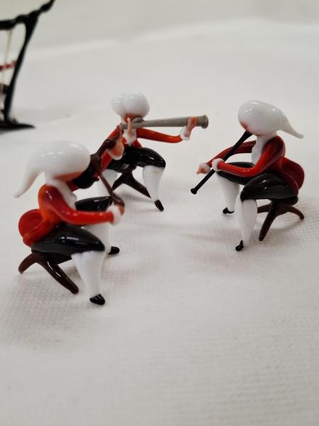 MUSICISTI ORCHESTRA VETRO MURANO