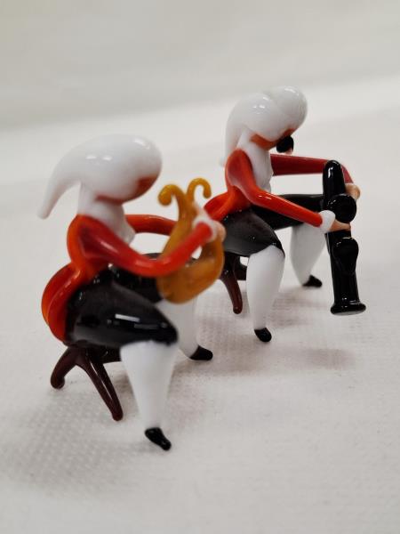 MUSICISTI ORCHESTRA VETRO MURANO