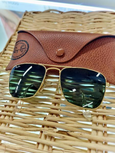 OCCHIALI RAY-BAN VINTAGE LENTE TRAPEZOIDALE CON CUSTODIA