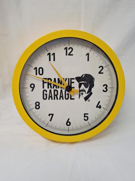 OLOGIO DA PARETE FRANKIE GARAGE GIALLO