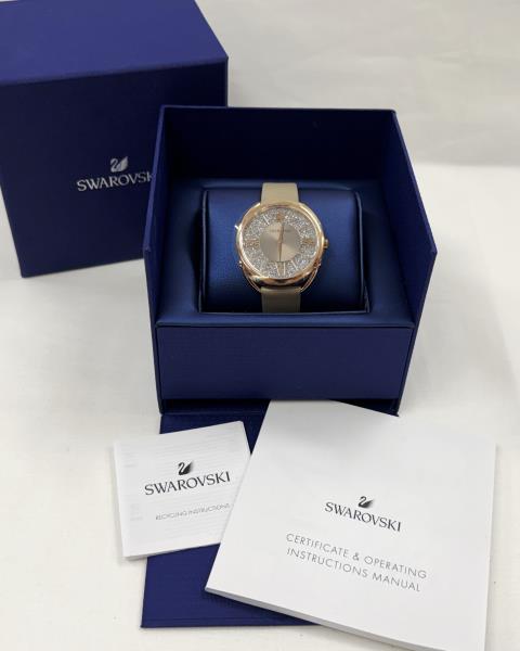 OROLOGIO DONNA SWAROVSKI CINTURINO BEIGE