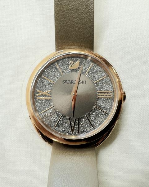OROLOGIO DONNA SWAROVSKI CINTURINO BEIGE