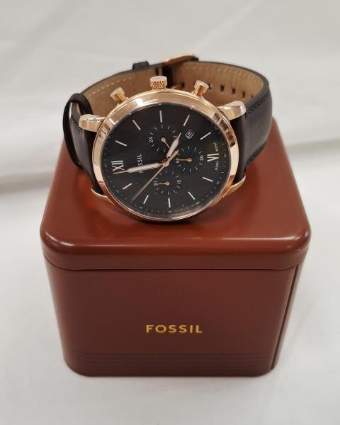OROLOGIO FOSSIL CINTURINO PELLE MARRONE