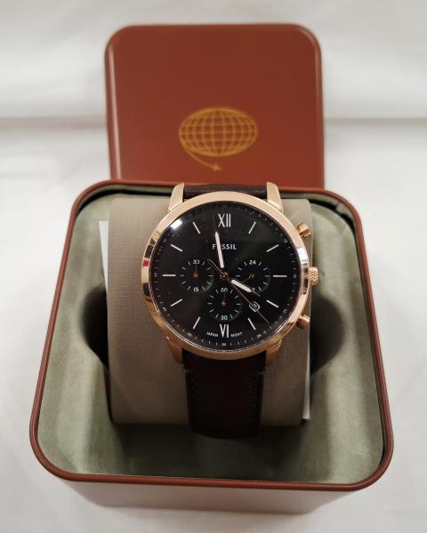 OROLOGIO FOSSIL CINTURINO PELLE MARRONE