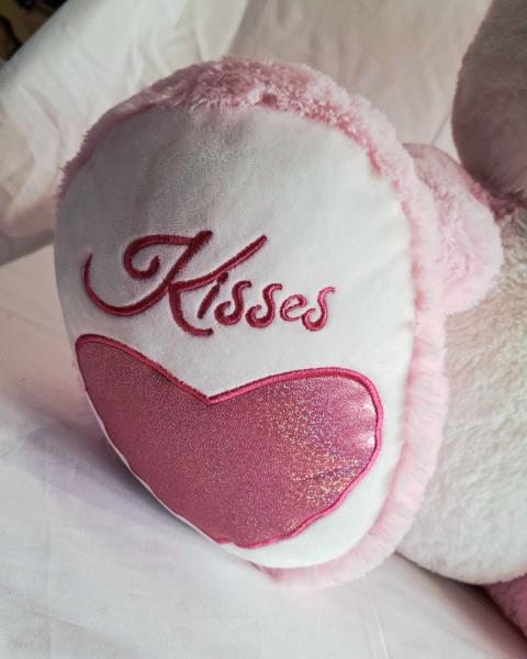ORSETTO PELUCHE ROSA KISSES