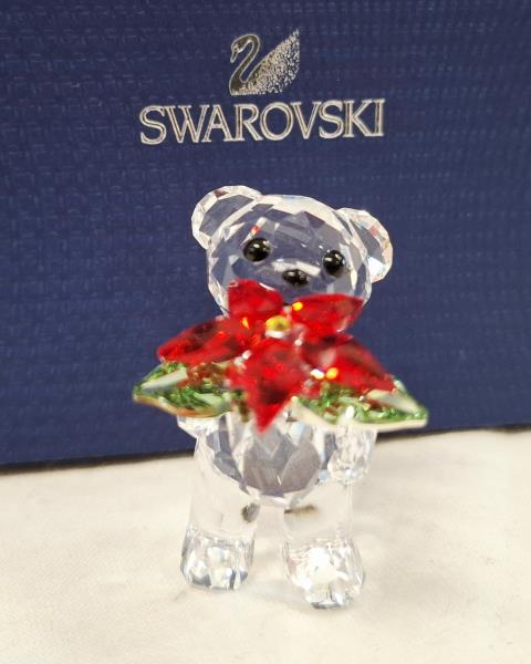 ORSETTO SWAROVSKI CON STELLA DI NATALE