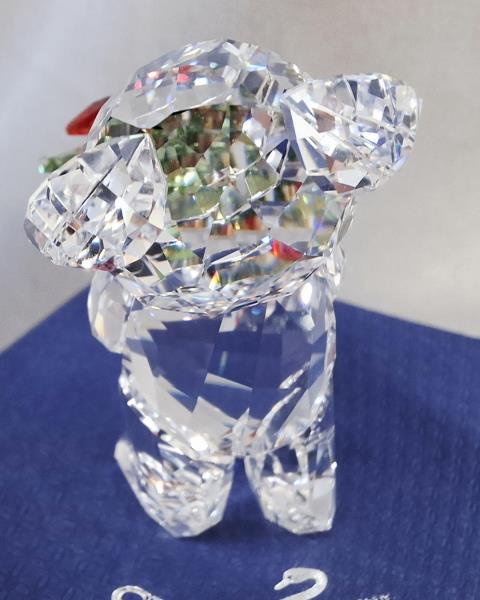 ORSETTO SWAROVSKI CON STELLA DI NATALE