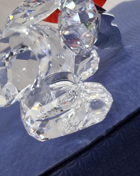 ORSETTO SWAROVSKI CON STELLA DI NATALE