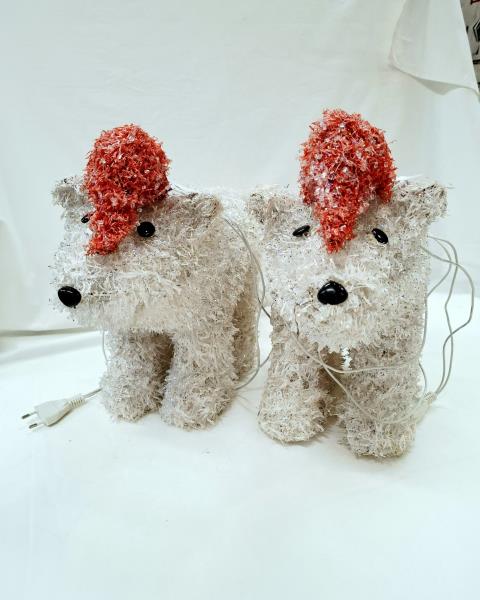 ORSETTO NATALIZIO LUMINOSO CAPPELLINO ROSSO