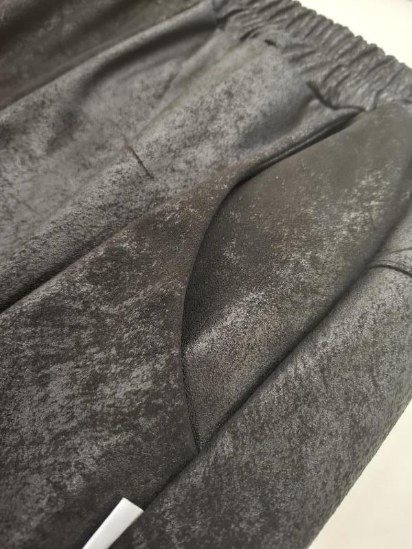 PANTA AMELIE NERO GAMA LARGA EFFETTO SCAMOSCIATO