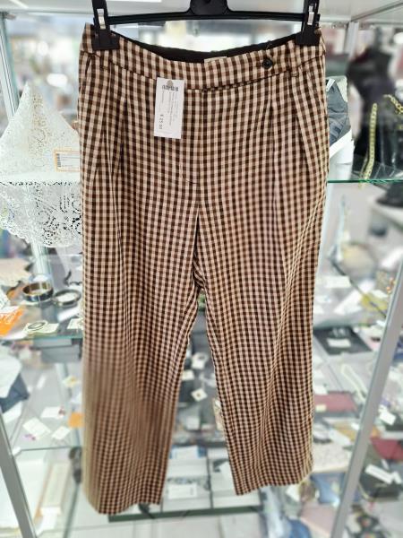 PANTA DONNA BELLEROSE QUADRETTI TG M