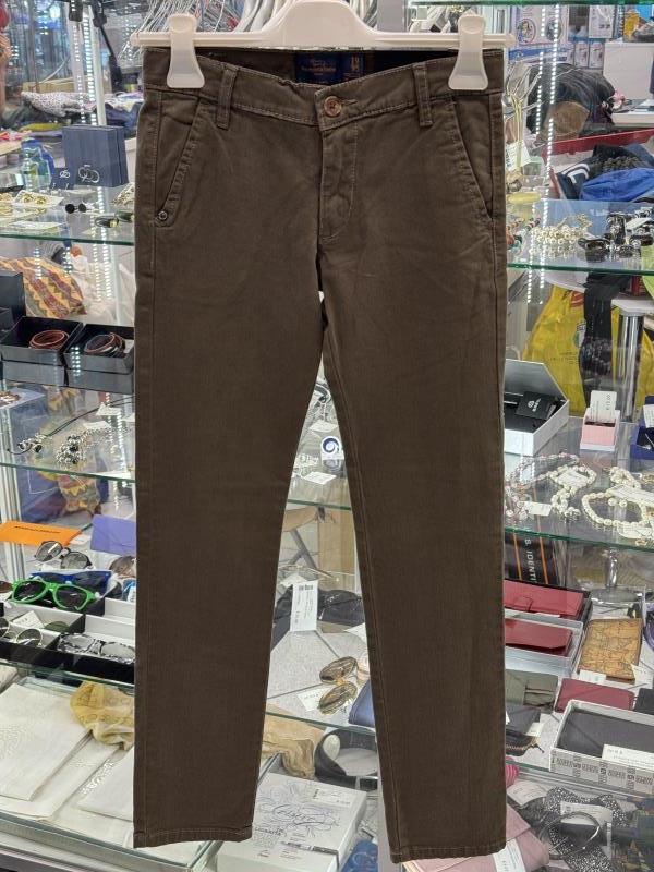 PANTA HARMONT&BLAINE MARRONE TG 11/12 ANNI NUOVO!