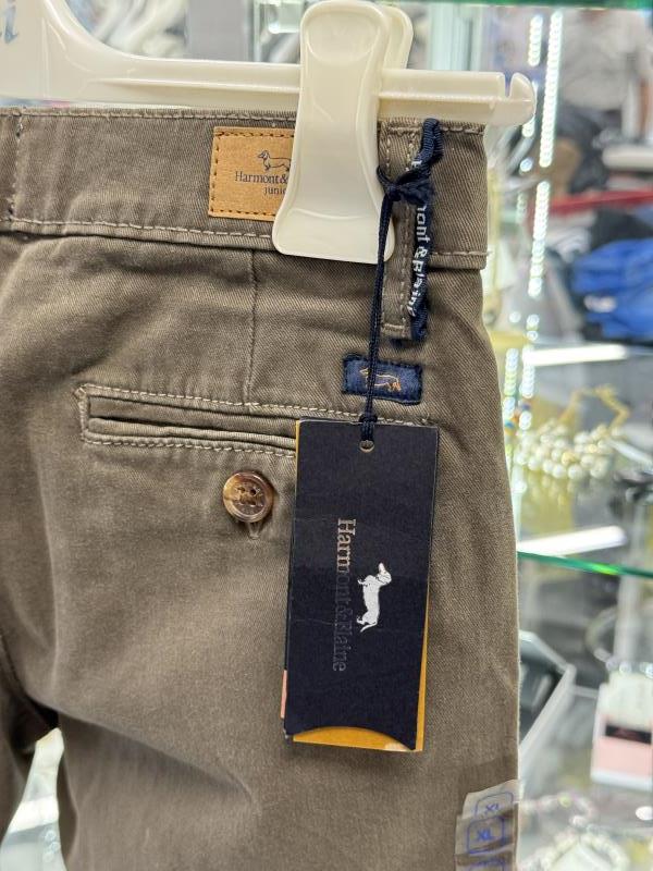 PANTA HARMONT&BLAINE MARRONE TG 11/12 ANNI NUOVO!