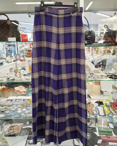 PANTA NIU SCOZZESE VIOLA TG M