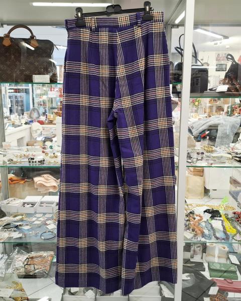 PANTA NIU SCOZZESE VIOLA TG M