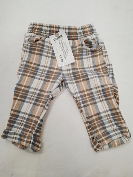 PANTA ORIGINAL MARINES SCOZZESE BEIGE TG 3/6 MESI