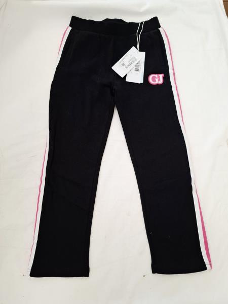PANTA TUTA GUESS NERO RIGA ROSA BIANCA TG 5 ANNI