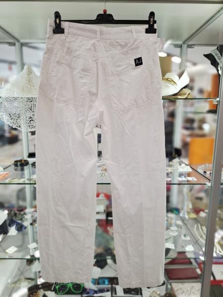 PANTA UOMO ARMANI JEANS BIANCO TG 46